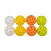 Boules colorées de pickleball de rebond en plastique 40 boules de trous boules de 26 trous