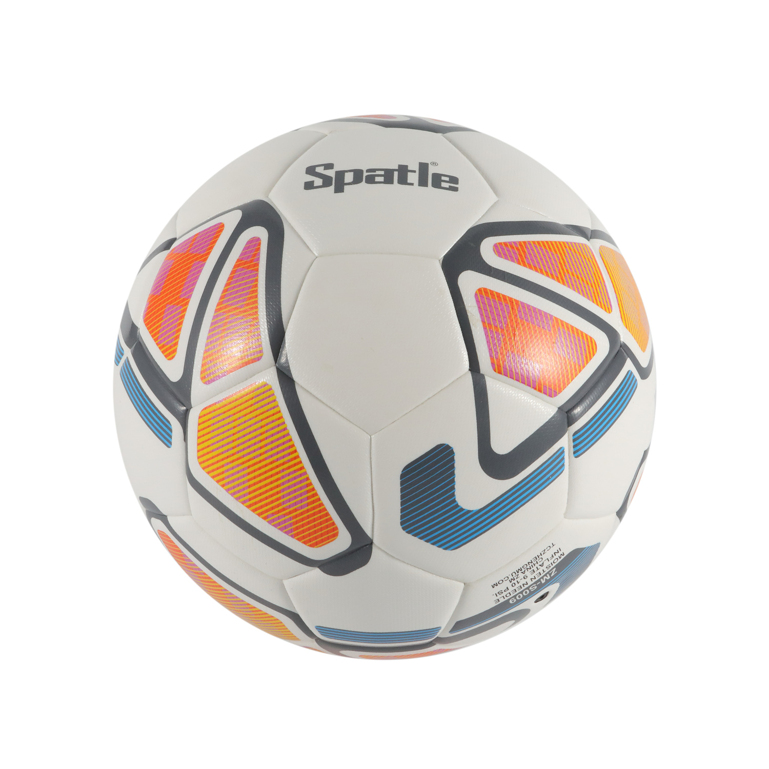 Football de football professionnel cousu à la machine avec des jeux de jeu de couverture en PVC avec logo personnalisé