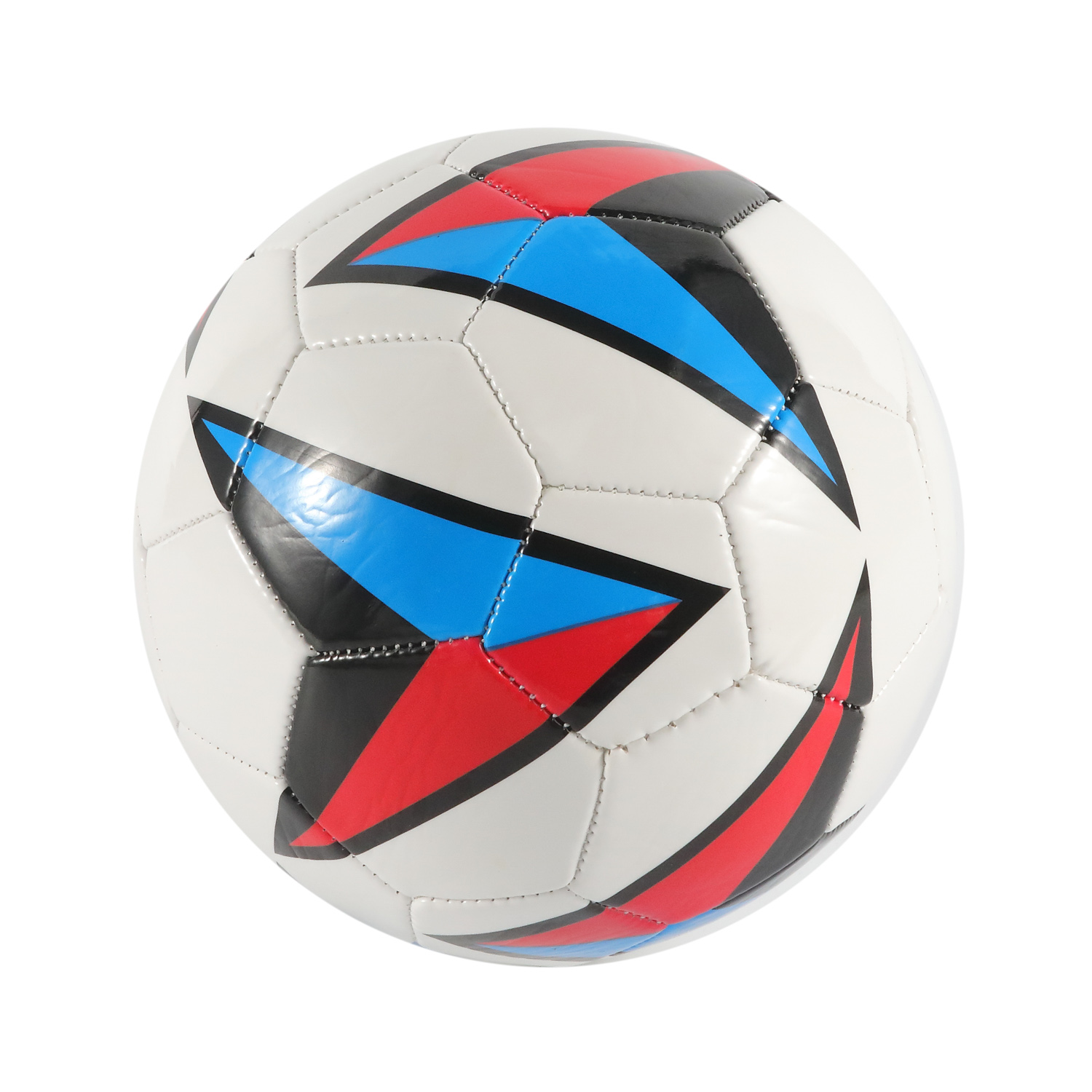 Logo personnalisé traditionnel cousu à la machine Football /Soccer PVC Cover Game&Match