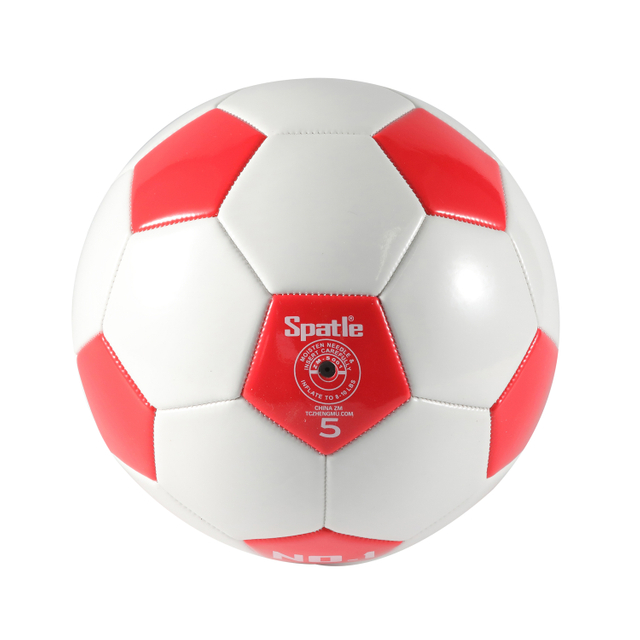 Ballon de football en PVC de taille 5 officiel cousu à la machine