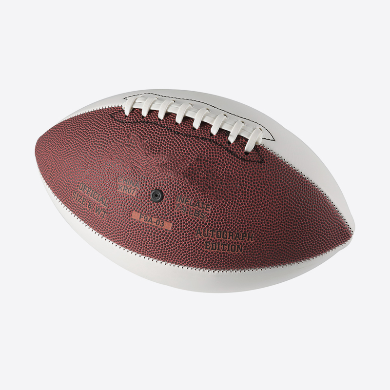 OEM composite de jeu de balle de match de football américain cousu à la machine avec logo imprimé personnalisé